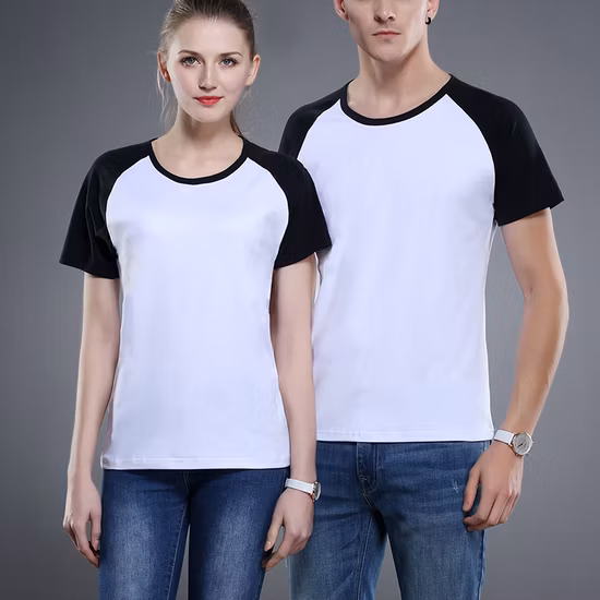 Großhandel Herren-T-Shirt aus 100 % Baumwolle mit Werbeeffekt, schlichtes leeres T-Shirt für Herren, hochwertiges Kurzarm-T-Shirt mit Rundhalsausschnitt und Modedruck für Herren