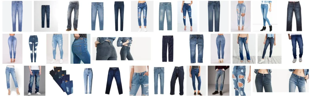 Ladies High Waist Jeans New Fashion Denim High Street Split Loose Straight Jeans Spring Trousers for Women