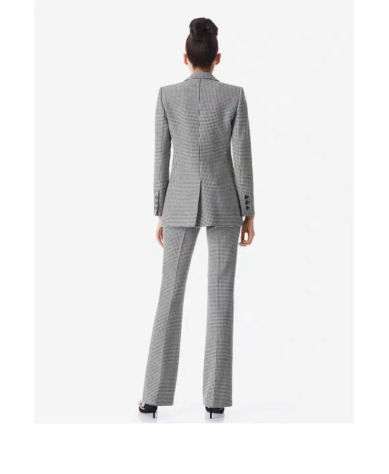 Bespoke Apparel New Lady′ S 2 Piece Suit Blazer Pant Women Formal Dress