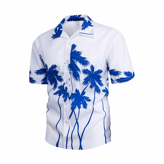 100 % Baumwolle, individuelle Hawaii-Druck-Hemden für die Familie, Jungen-Hemd, Damen-Hemd und Shorts